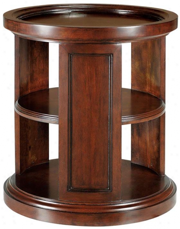 "avignon Accent Table - 26""hx23""d, Brown"