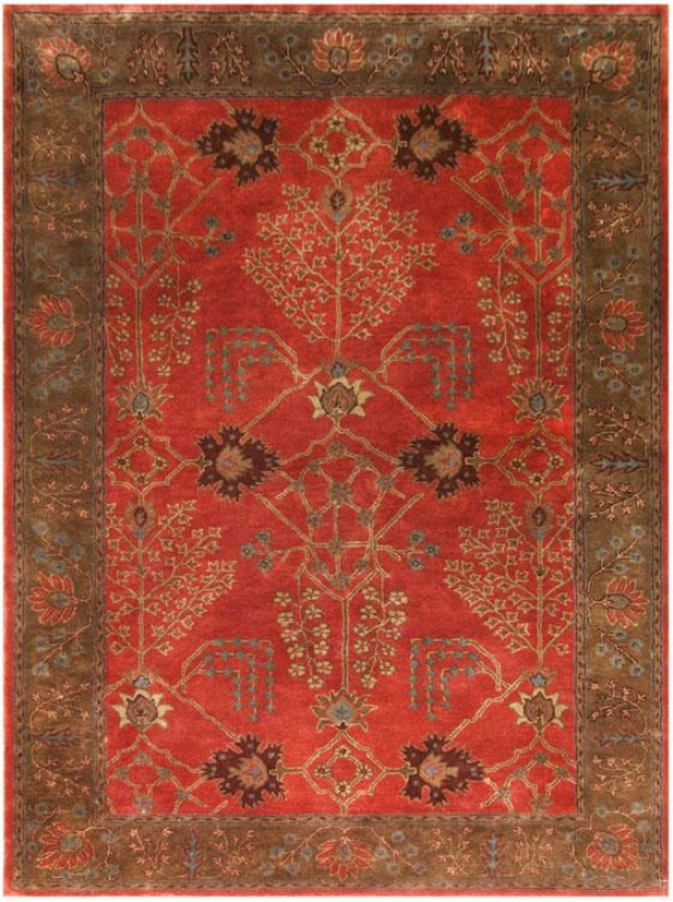 Avon Ii Area Rug - 2'x3', Orange Rust/brn