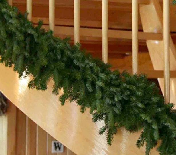 Balsam Garland - 6'ft, Green