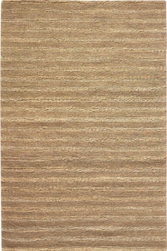 Banded Jute Area Rug - 8'x11', Ivory