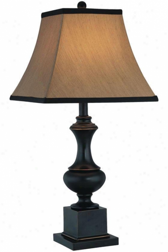 "bandele Table Lamp - 13""x27.25"", Bronze"