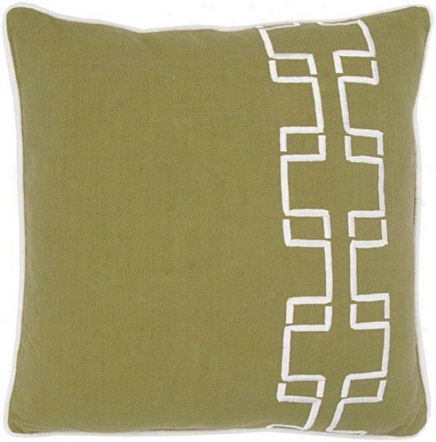 "barberry Pillow - 18""x18"", Green"