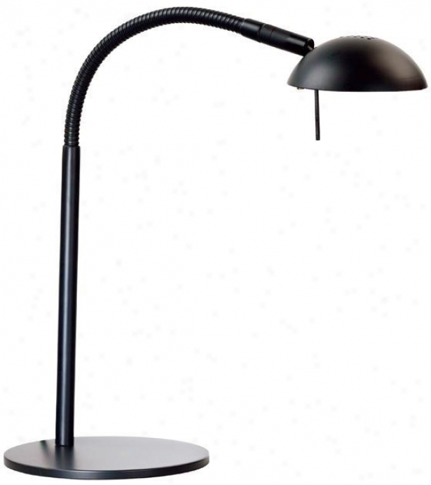 "basis Halogen Desk Lamp - 21""h, Black"