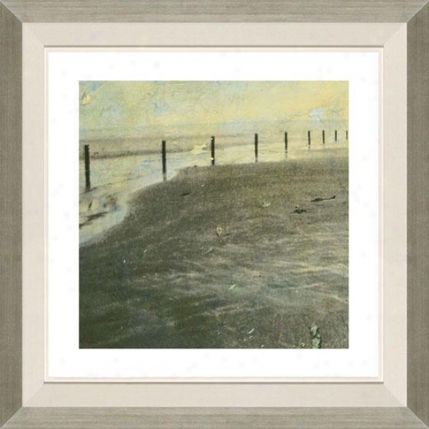 Beach Series I Framed Wall Art - I, Floated Silver