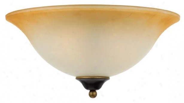 Beatrice Flush Mount - 2-light, Palladian Bronz