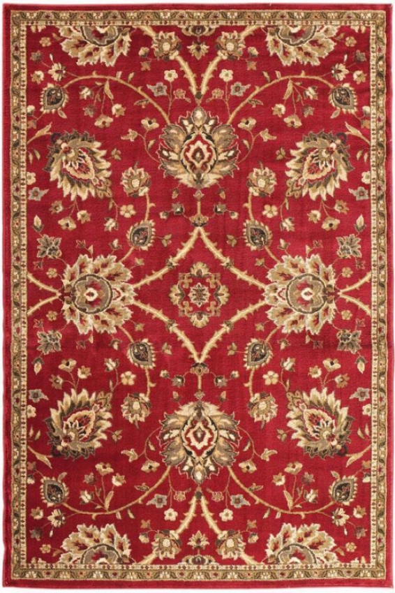 "bedford Rug - 5'3""x7'6"", Burgundy"