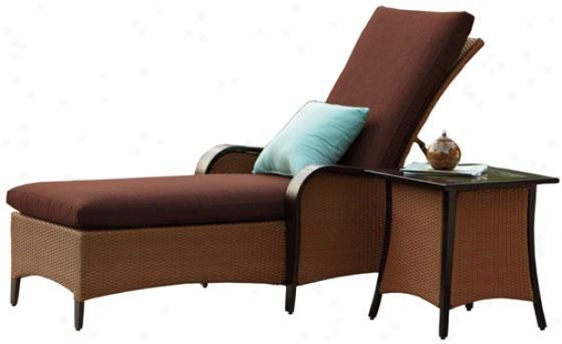 "bella Chaise Lounge - 38""hx84""w, Raffia"