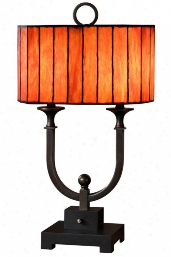 "belleview Table Lamp - 28""h ,Large boiler Bronze"