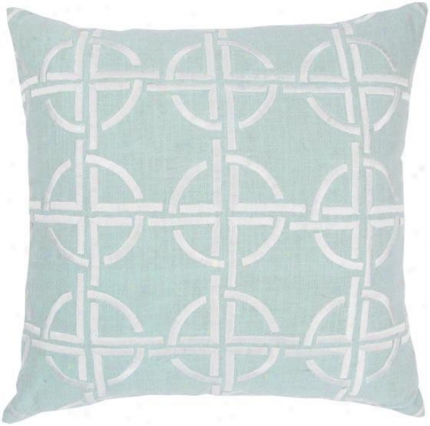 "bess Pillow - 18""x18"", Blue"