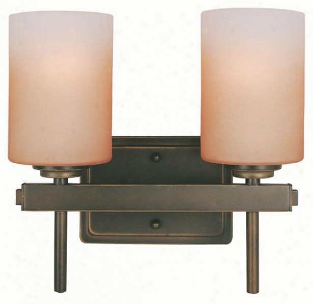 Bess Vanity Light - Two Light, Bronze