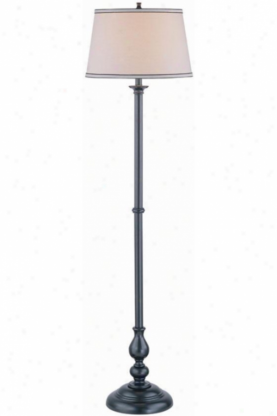 "blaise Floor Lamp - 16""x60"", Black"