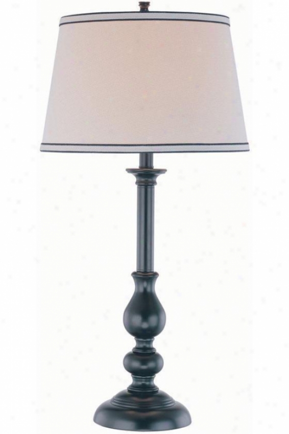 "blaise Twble Lamp - 15"x30.5"", Black"