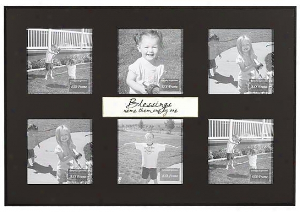 Blessing Name Them One By One Frame - 8 X 8 - 6(8x8), Black