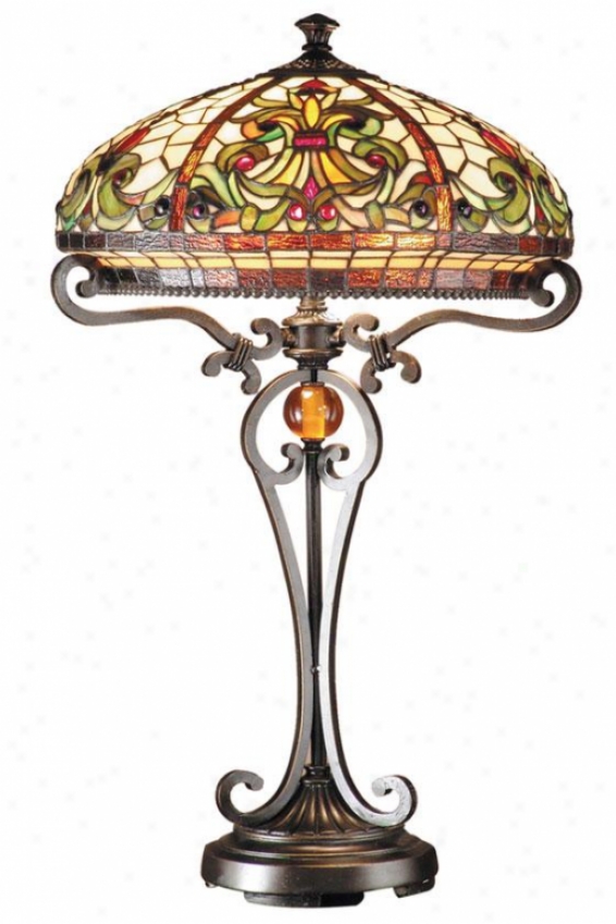 "boehme Table Lamp - 30h X 16""d, Antq Gldn Gravel"