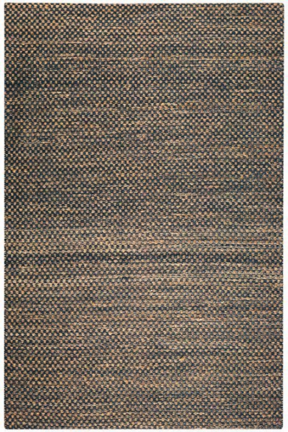 Boxes Chenille Hemp Rug - 12'x15', Blue