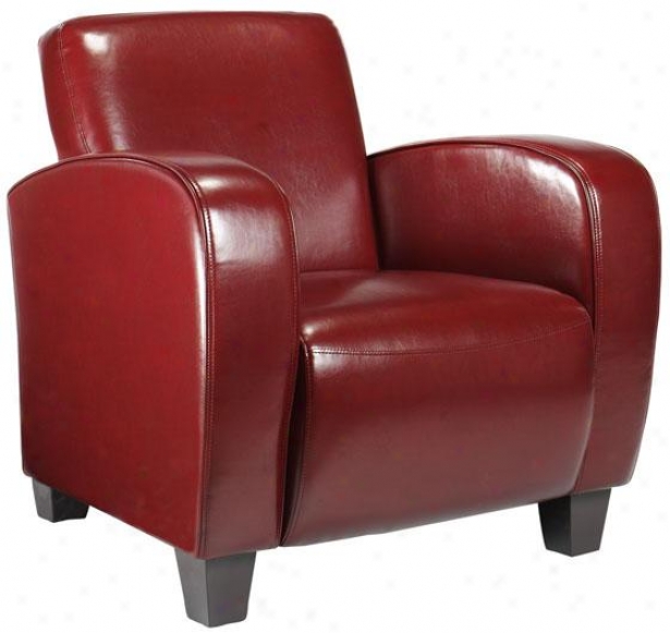 "bradley Club Chair - 33.5""h, Red"