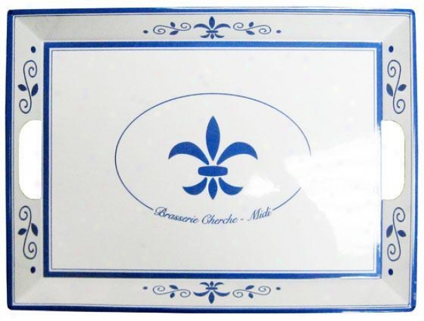 "brasserie Tray - 15""x24"", White"