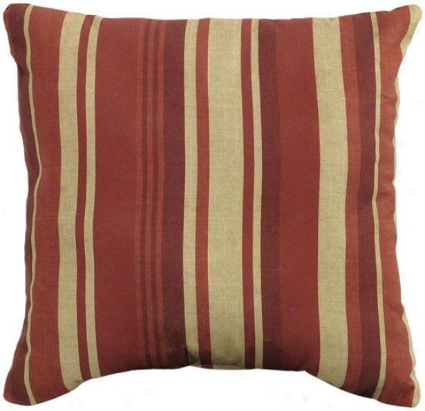 "breezeway Wale 20"" Square Outdoor Pillow - 20""sq Breezway, Red"