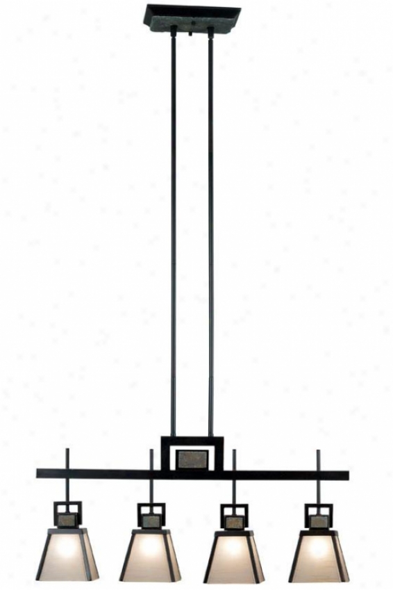 Brennan Island Light - 4-light, Oil Rubbed Bronze