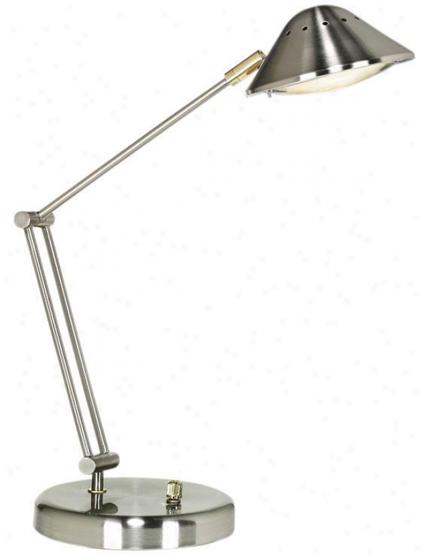 "brilliance Desk Lamp - 28""h, Silver Chrome"