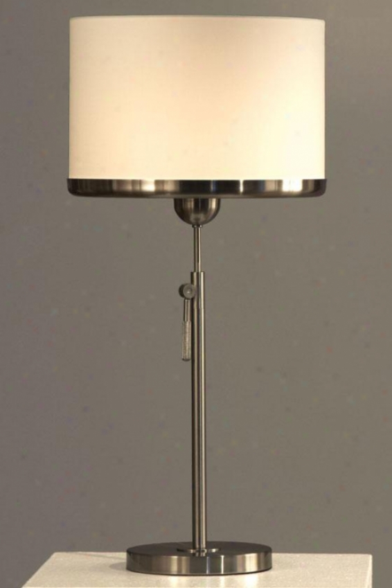 "brim Table Lamp - 30""hx114""round, White"