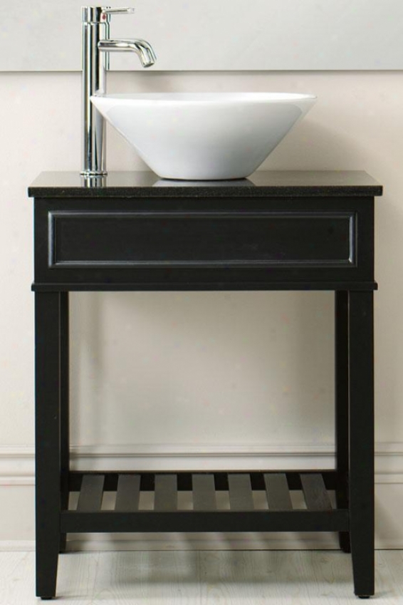 "brock Vanity - 35""hx24""w, Black"