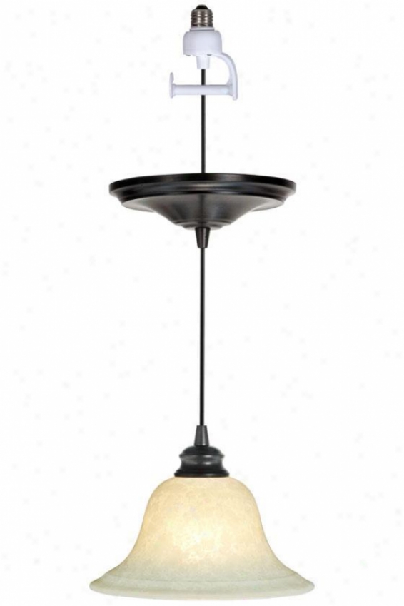 "bronze Instant Pendant Light Conversion Kit - 5""hx9.5""d, Scvo/br Brz Adp"