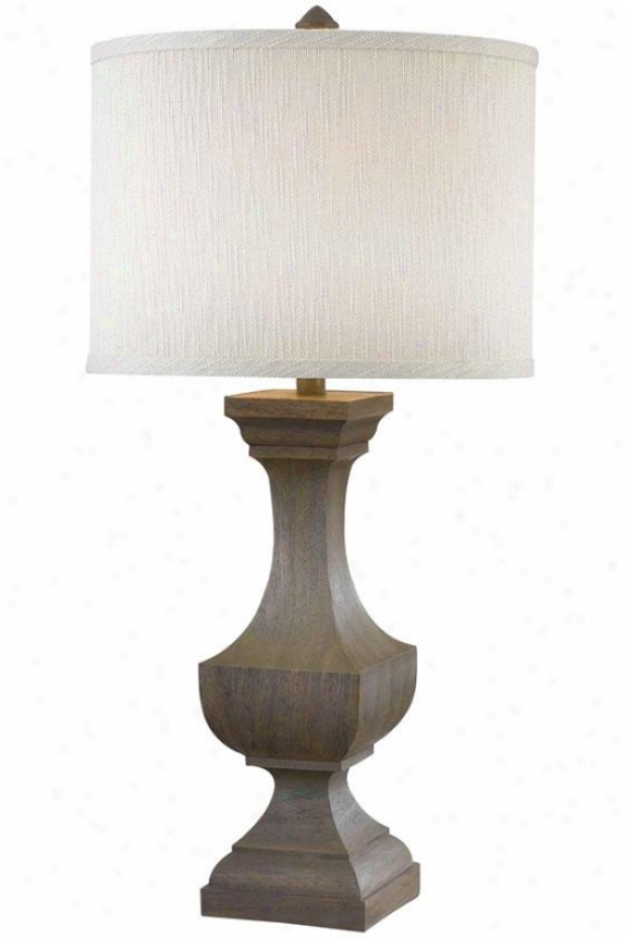 "brookefield Table Lamp - 31""hx15""d, Driftwood Gray"