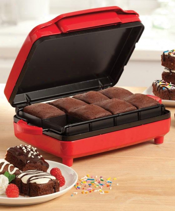 "brownie Creator - 4.5""hx10""wx11""d, Red"