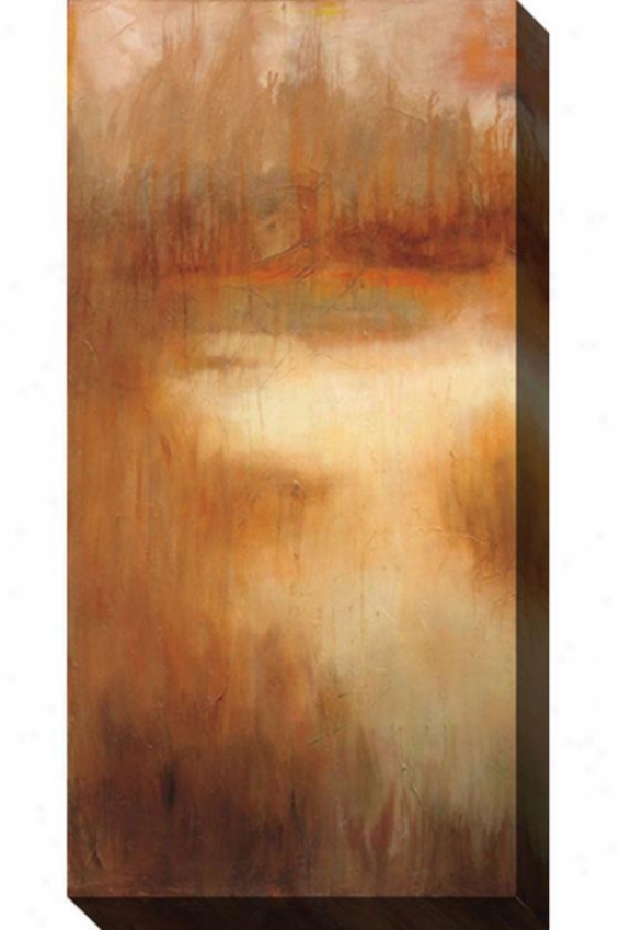 Brownwood Road I Canvas Wall Art - I, Tan/rust