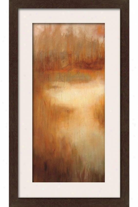 Brownwood Path I Framed Wall Art - I, Matted Espresso