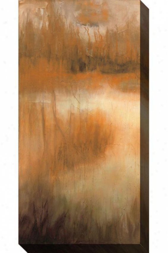 Brownwood Path Ii Canvas Wall Art - Ii, Tan/rus5