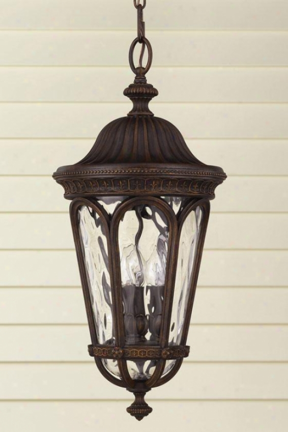 Buckingham Outdoor Appendix - Three Light, Brown Wood