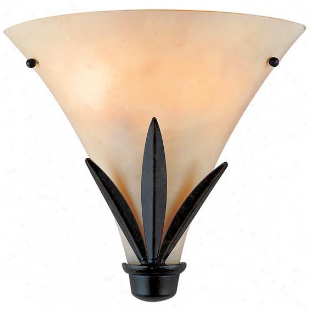 "caballero Pocket Sconce - 11""hx12""w, Gold Bronze"