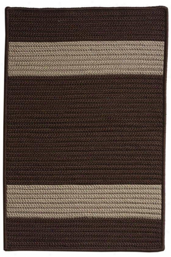 "cafe Milano Area Rug - 1'10""x2'10"", Chocolate Brown"