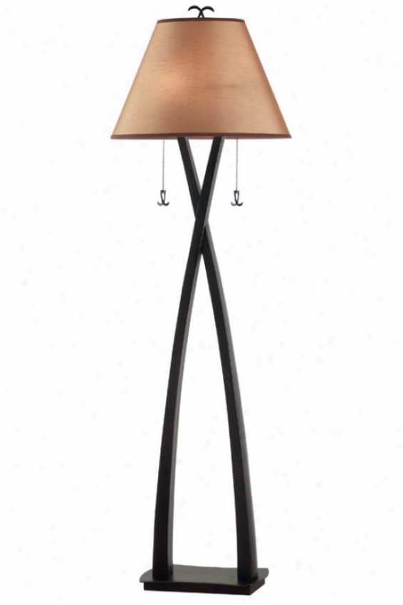 "cain Floor Lamp - 61""h, Oil Rubbed Bronze"