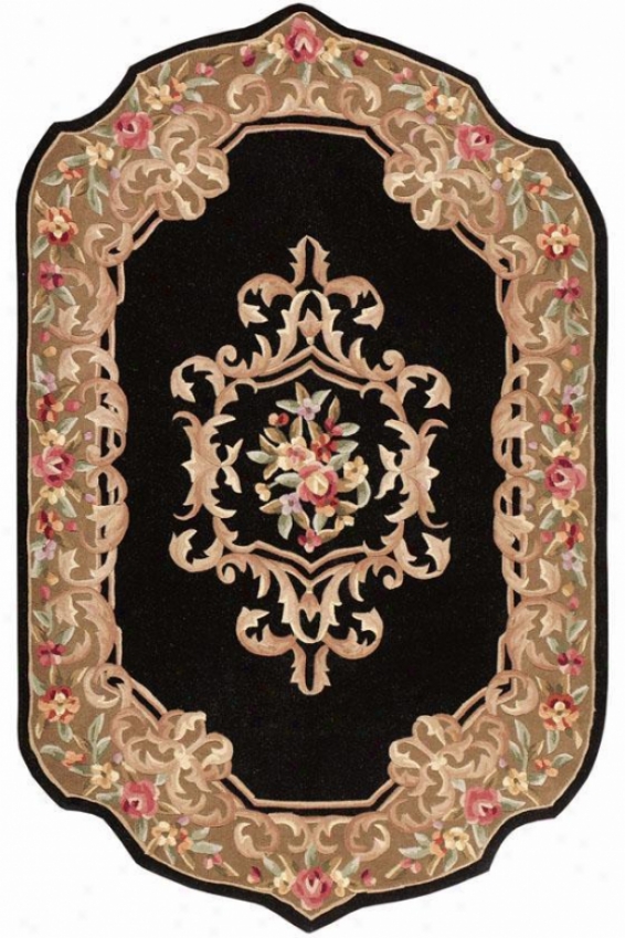 Calais Area Rug - 8'x11', Black