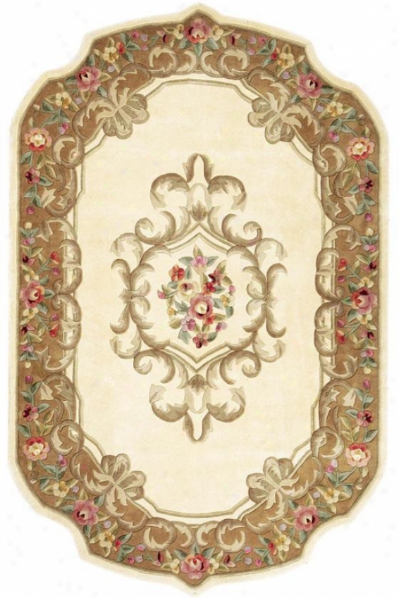 "calais Wool Area Rug - 9'""x13'9"", Ivory"