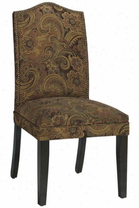 Camel-back Parsons Chair With Nailhead Trim - Camel Back, Silas Raisin