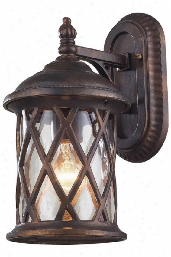 "carringtoh Manor Outdoor Sconce - 13""hx7""w, Hazelnut Bfonze"