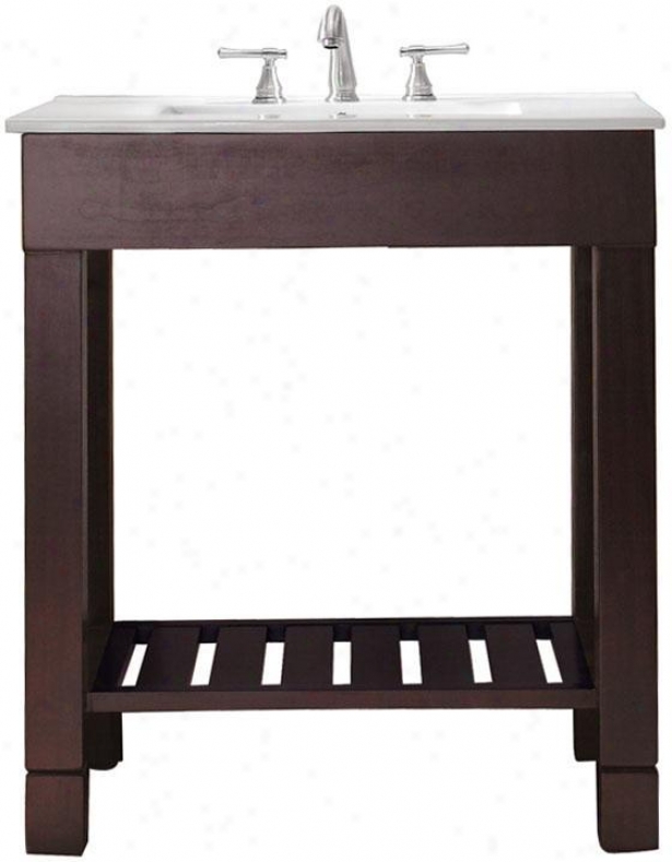 "cascade Bathroom Vanity - 31""w, Coffee Brown"