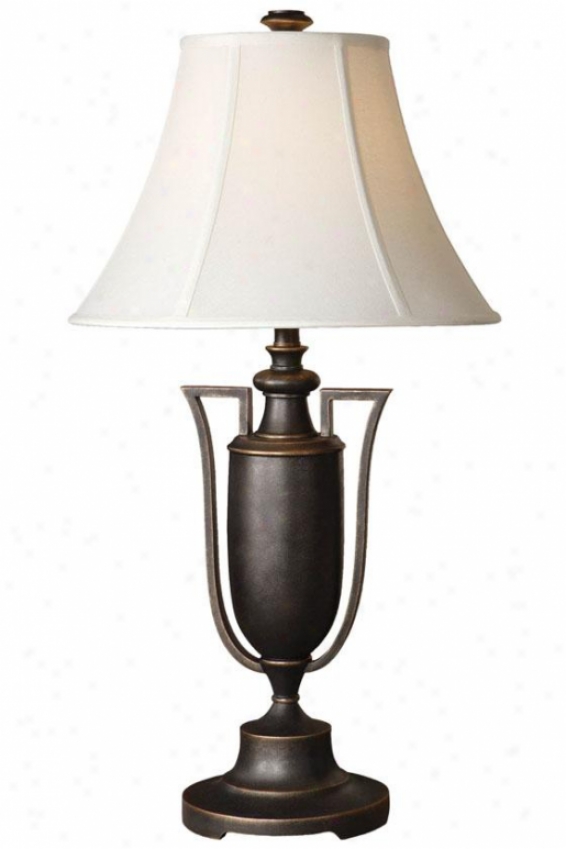 "catrice Table Lamp - 31.5""h, Distress Bronze"
