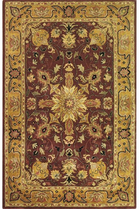 "chamberlain Area Rug - 2'9""x14'runner, Burgundy"