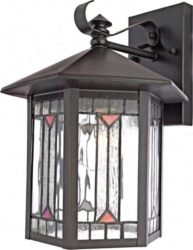 Chaparral Large Outdoor Wall Lantern - Large, Bronze