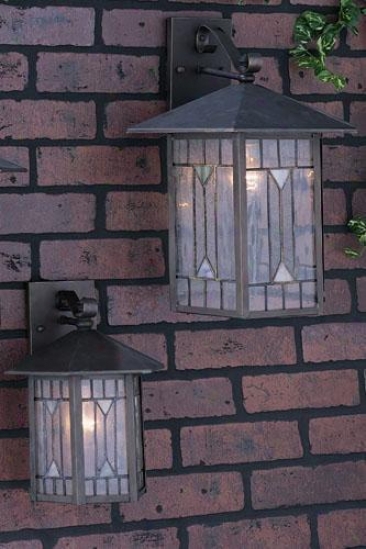 Chaparral Small Outdoor Wall Lantern - Small, Bronze