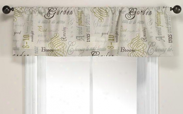 "chatsworth Citron Valance - Valance, 51""hx54""w"