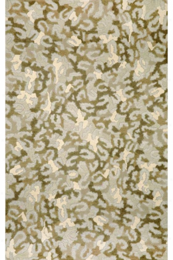 "cheetah Area Rug Ii - 3'""x5'6"", Snow"