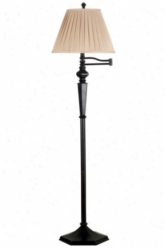 "chesapeake wSing-arm Floor Lamp - 60""hx16""d, Oil Rubbed Bronze"