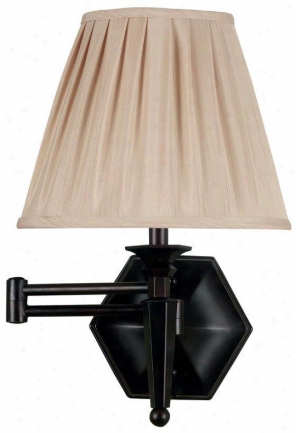 "chesapeake Swing-arm Wall Lamp - 16""hx11""d Oil Rubbed Bronze"