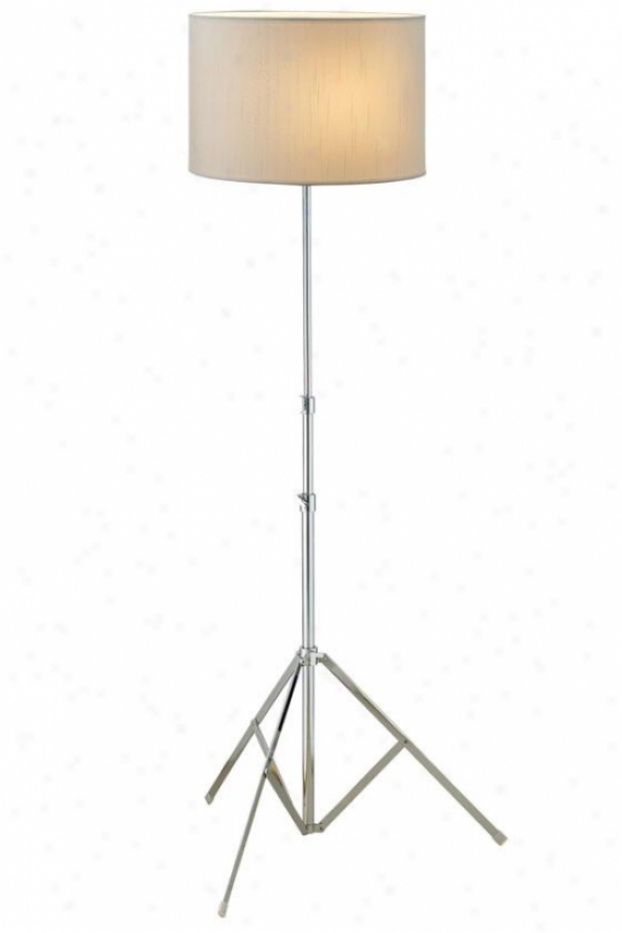 "chorus Floor Lamp - 55""h, Silver Chrome"